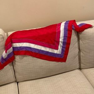 Anne Klein large silk scarf